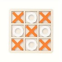 Логическая игра «Крестики-нолики» с деревянными кубиками