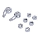 KIT FASTENERS CONNECTING RODS OKIENNEJ 3-1/2IN W STYLU RETRO ALUMINUM S8  photo 7