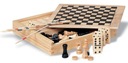 НАБОР ИЗ 4 ИГР: китайское домино, шахматы, игра микадо