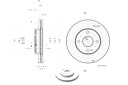BREMBO 09.5581.34 DISQUE DE FREINphoto 13