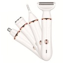 ДЕПИЛЯТОР-ТРИМЕР ЖЕНСКИЙ ДЛЯ ЛИЦА, БРОВЕЙ И НОГ 4В1