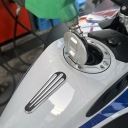 ЧЕРНАЯ КРЫШКА БАКА ТОПЛИВА Z АЛЮМИНИЙ TRWALA ПОДХОДИТ DO SERII HARLEY GLIDE  фото 15