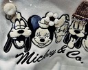 MD krémová béžová voľná mikina Mickey Mouse výšivka | M Rukáv dlhý rukáv