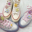 ПОДВЕСКИ-УКРАШЕНИЯ для обуви, шнурки_стокротка