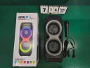 BLUETOOTH ДИНАМІК ПОРТАТИВНИЙ РАДІО FM USB БЕЗДРОТОВИЙ КАРАОКЕ RGB МІКРОФОН