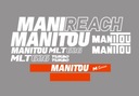 Наклейки, упаковка стикеров - MANITOU MLT 626