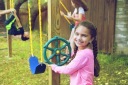 Пластиковый руль игрушка детская площадка 4102 не синий