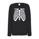 SKELETON женская толстовка со скелетом на Хэллоуин