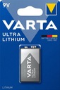 БАТАРЕЯ VARTA ЛИТИЕВАЯ 6F22 6LR61 R9 9В 1ШТ.