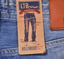 LTB nohavice LOW blue STRAIGHT jeans HOLLYWOOD _ W38 L34 Dĺžka vonkajšej strany nohavice 115.5 cm