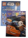 КНИГА-РАСКРАСКА + 295 НАКЛЕЙКОВ MegaColor «МАШИНЫ DISNEY PIXAR» + второй LEGO в подарок