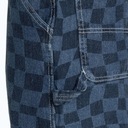 Pánske nohavice Vans Drill Chore Carp checkerboard denim/indigo 30 Dominujúca farba modrá