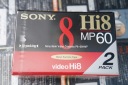 2 КАССЕТЫ ДЛЯ КАМЕРЫ SONY Hi8 MP Digital8 2P6-60HMP1, 2 шт.