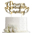 Топпер для торта WINGS First Holy Communion + NAME