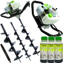 БЕНЗИНОВЫЙ ЗАБОР ШНЕК ДЕРЕВЬЯ БУРОВАЯ УСТАНОВКА ДЛЯ ПОЧВЫ 3 УДЛИНИТЕЛЬНЫЕ БУРЫ