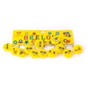 НАБОР брелоков Glowing Emotion Smile из 12 шт.