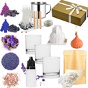 ZESTAW DO WYROBU ŚWIEC ŚWIECZEK sojowych LAWENDOWYCH BARWNIKI WOSK FORMA