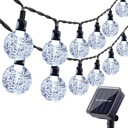 СОЛНЕЧНЫЕ САДОВЫЕ ЛАМПЫ GIRLANDA 50LED, 9,5м ХОЛОДНАЯ