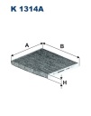 FILTRE CABINES AVEC WEGLEM AKTYWNYM CONVIENT VERS CHEVROLET LACETTI, DAEWOO NUphoto 15