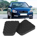 2 SZT. РЕЗИНОВА ЗАХИСТ ПЕДАЛІ ГАЛЬМА ЗЧЕПЛЕННЯ ДЛЯ HYUNDAI EXCEL 1990-1994  (17063356544) фото min 11