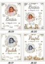 Метрика Для Дитини Картинка Персоналізований Подарунок На Хрещення А4 + Рамка