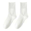 1 пара женских летних носков, тонкие, эластичные, однотонные