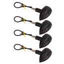 4PCS МОТОЦИКЛ TURN SIGNAL LIGHT 13LED 4 ПАТРУБКИ VINTAGE ФАРА LK  (17530853235) фото min 5