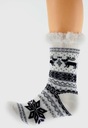 Ponožky Dámske na zimu Hrubé Nórske 36-41 Kolekcia Jesień, Zima