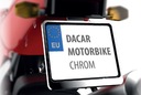 RAMKA TABLICY REJESTRACYJNEJ MOTOCYKLOWA CHROM
