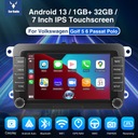 PARA VW T5 BORA PASSAT POLO RADIO DE AUTOMÓVIL DAB ANDROID 13 CARPLAY 32G GPS 