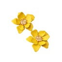 Серьги-гвоздики «Желтый цветок» Flowers Flower 21мм