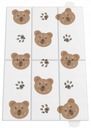 СКЛАДНОЙ ТУРИСТИЧЕСКИЙ КОВРИК ДЛЯ ПАЛАЛЛОНА 40х58 BEARS PAWS