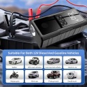 PRZENOSNA КОМПРЕСОР, НАСОС ПОВІТРЯ ЕЛЕКТРИЧНА INFLATOR ШИН 39800 MAH VM  фото 6