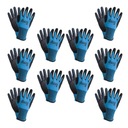 Перчатки - СИНИЕ рабочие перчатки, размер 10, 10 пар.