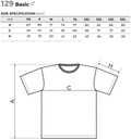 Рабочая футболка Malfini Basic, хлопок 129, размер. 5XL