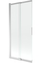 MEXEN FOX 2-створчатая ШТОРКА ДЛЯ ВАННЫ 85 СМ ХРОМ