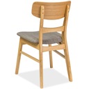 Деревянный стул в скандинавском стиле с обивкой CD-61 SIGNAL