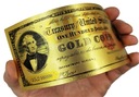 100 Dolarów 1882 Pozłacany Banknot Kolekcjonerski Informacje dodatkowe bez gradingu