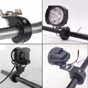 2× 2 ШТ КРІПЛЕННЯ ГАЛОГЕНИ ФАРИ МОТОЦИКЛЕТНІ LED (СВІТЛОДІОД) КРІПЛЕННЯ 02  фото 8