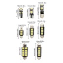 23 SZT. ЛАМПОЧКИ АВТОМОБІЛЬНИЙ LED (СВІТЛОДІОД) BIAE SWIATO T10 5W 5050 ЧІП НИЗЬКА 2C  фото 10