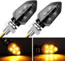 КОМПЛЕКТ 2 ПОВОРОТІВ LED (СВІТЛОДІОД) МОТОЦИКЛ 12V BURSZTYNOWE IP65  (18827200701) фото min 5