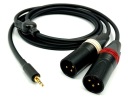 Балансный кабель DIY 2,5 мм — 2 x XLR MOGAMI