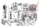 PISTON COMPRESSEUR HS11 HS22 HS23 601.22.., 601.23.. S/T ORIGINAL POLMOphoto 8
