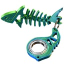 Keyspinner Keyrambit + Shark TikTok - В подарок! ЛАГУНА -3D печать