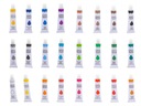 Akrylové farby umelecké viacfarebné 24 tuby Počet kusov 24 ks