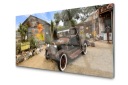 Стеклянная панель Плитка Old Car 140x70