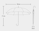 Белый свадебный зонт, автоматический, большой, складной, элегантный.