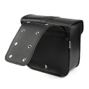 СУМКИ БОКОВЫЕ МОТОЦИКЛЕТНЫЕ КОЖАНЫЕ КОЖА PU 25 X 12 X 24 CM ЧЕРНЫЙ  фото 8