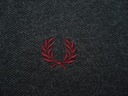 FRED PERRY SLIM-FIT Kapitalne Męskie Polo r S Kolor szary