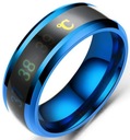 Синее кольцо с кольцом термометра